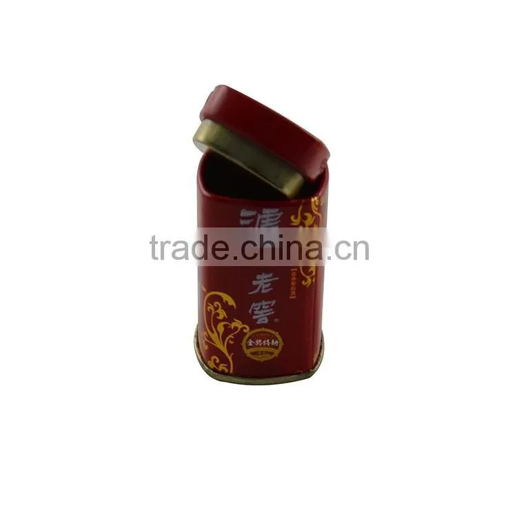 Attractive mini wine tin box for gift