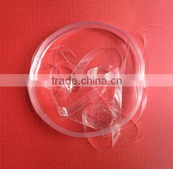 T-Fashion Transparent Bra Plastic Tape Manufacturers Tpu Elastic Band For Garment