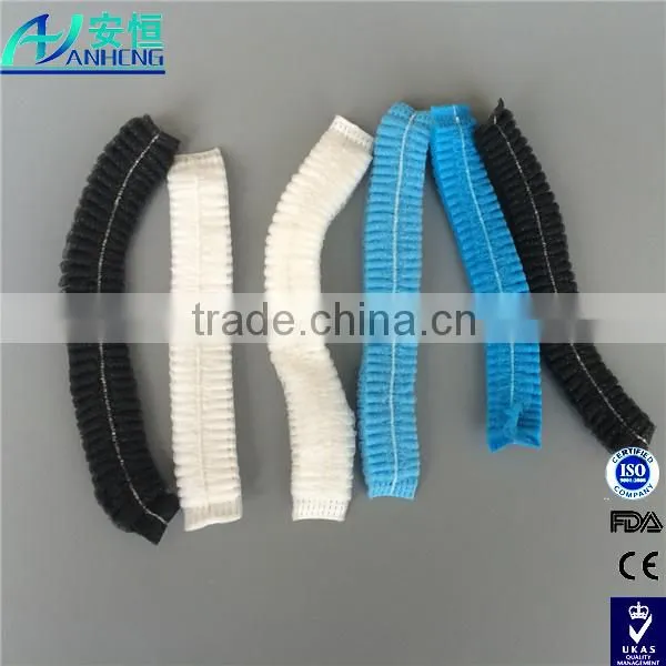 machine made nonwoven cheap price colorful bouffant caps