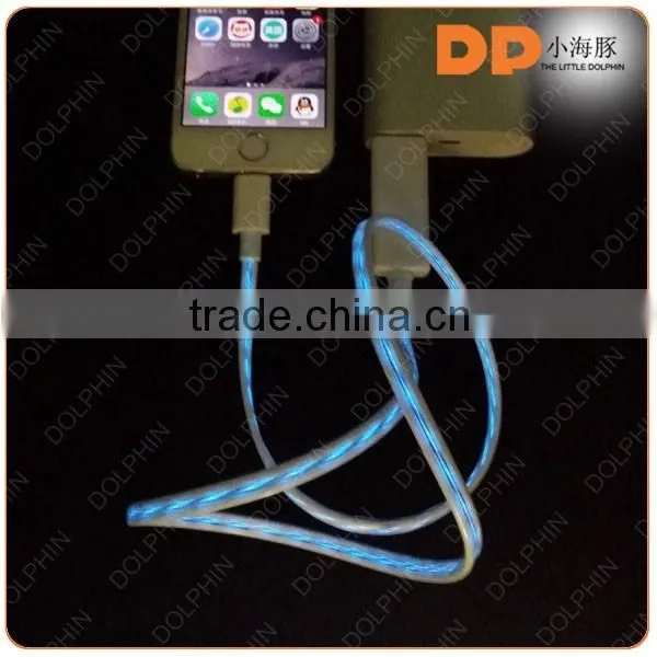 China supplier EL wired flashing LED light usb cable for 2014 hindi mp3 song download