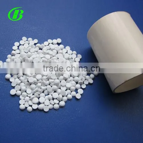 High quality, low price white PVC raw material price for pvc pipe and trunking