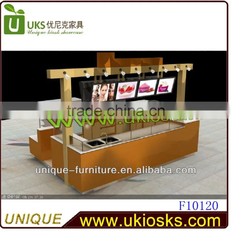 Hot selling Bubble tea kiosk&mall food kiosk&mall food kiosk design