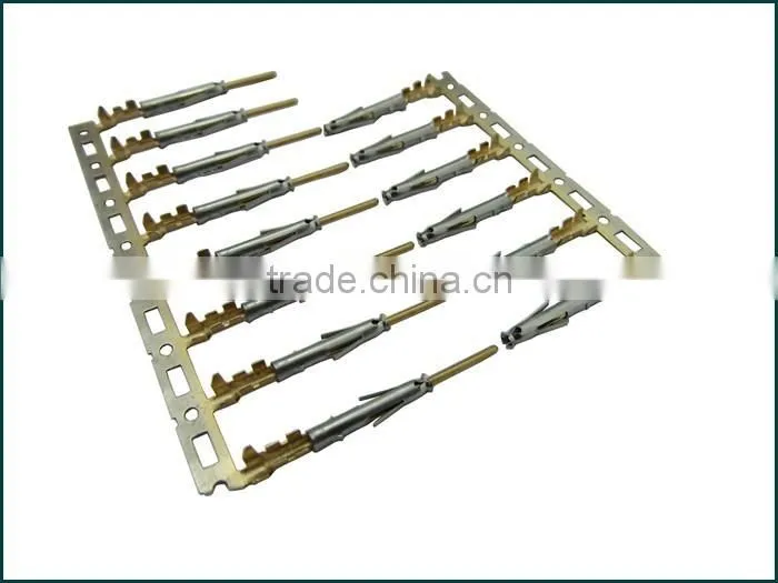 192990-2540 Stamping precision gold plated trident socket terminal