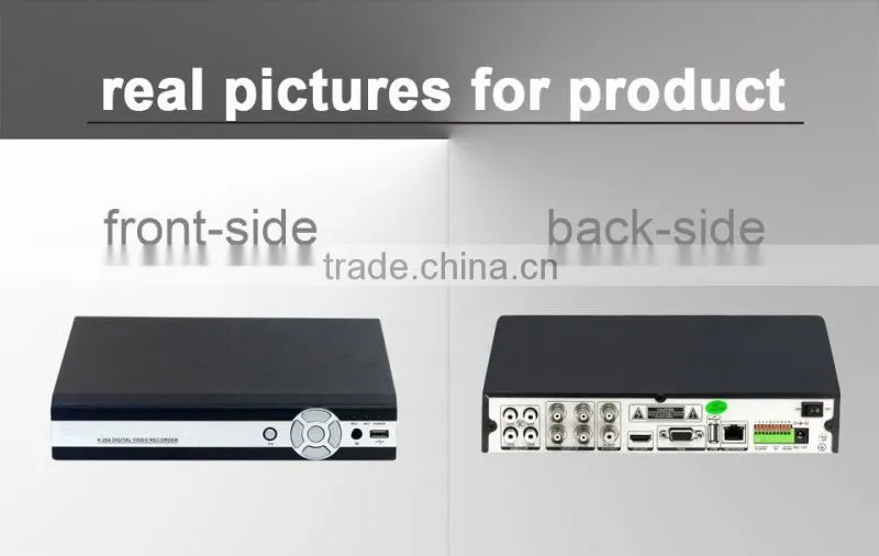 H.264 compressed format DVR 4CH CCTV AHD digital video recorder