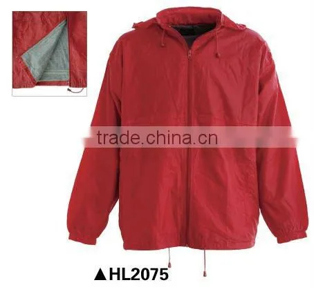 Foldable Color Zipper windbreaker jacket