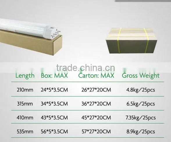 Isolated internal led driver 22W LED PL lamp 2G11