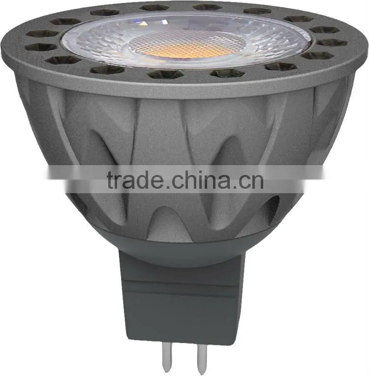 Aluminum Cold Forging LED Dinmmable 3000K MR16 Spotlight warm white 12 volt led light