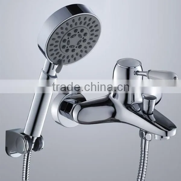 wall mounted shower faucet, copper body water faucet, single lever shower tap/mixer