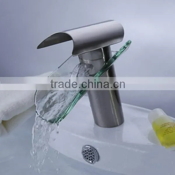 big spray mouth basin faucet, glass bottle with faucet single handle basin faucet, china sanitary ware