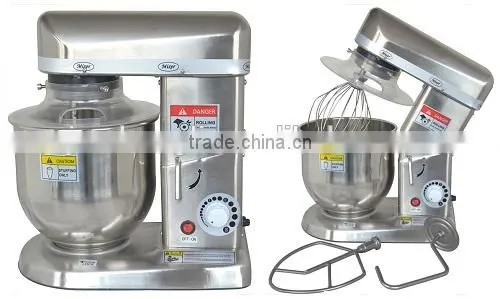 stainless steel stand mixer pizza dough 7L