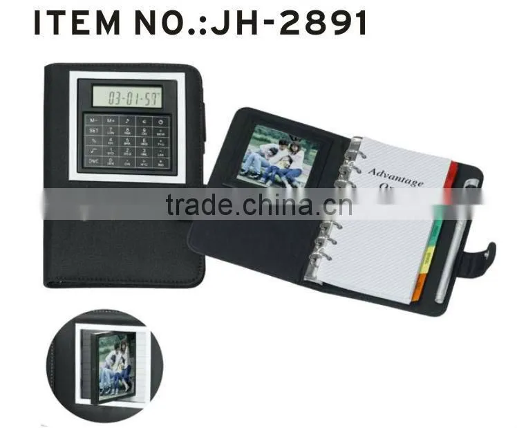 2014 leather agenda ring binder a5 notebook
