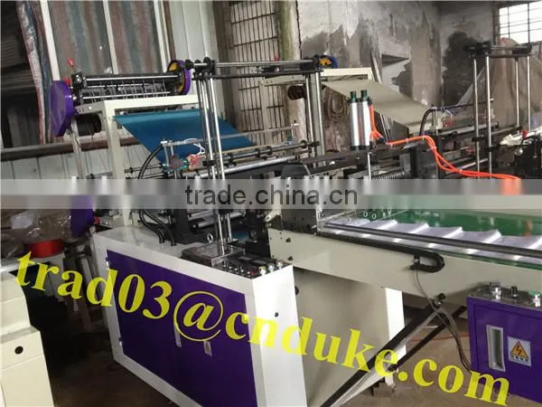 Low Price New Design With Transfer Belt Bottom Sealing Flat Bag Making Machine