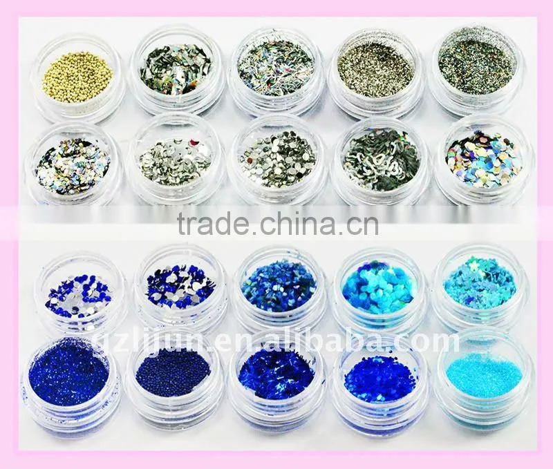 glitter powder , nail art fine powder