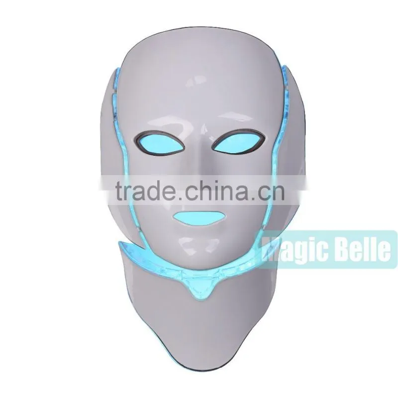 2016 hot sale Skin Rejuvenation led pdt bio-light therapy 7 color lights led facial mask pdt for salon use