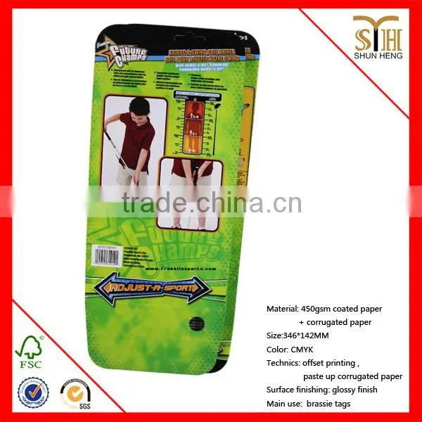 brassiere oblong hang tags
