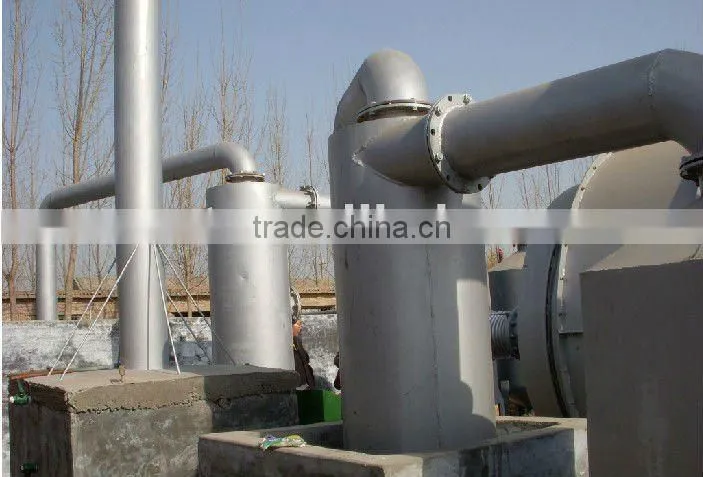 Waste tire pyrolysis plant