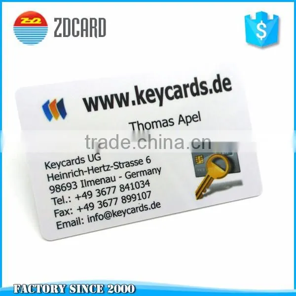 custom logo pvc contactless 13.56MHZ smart school id card