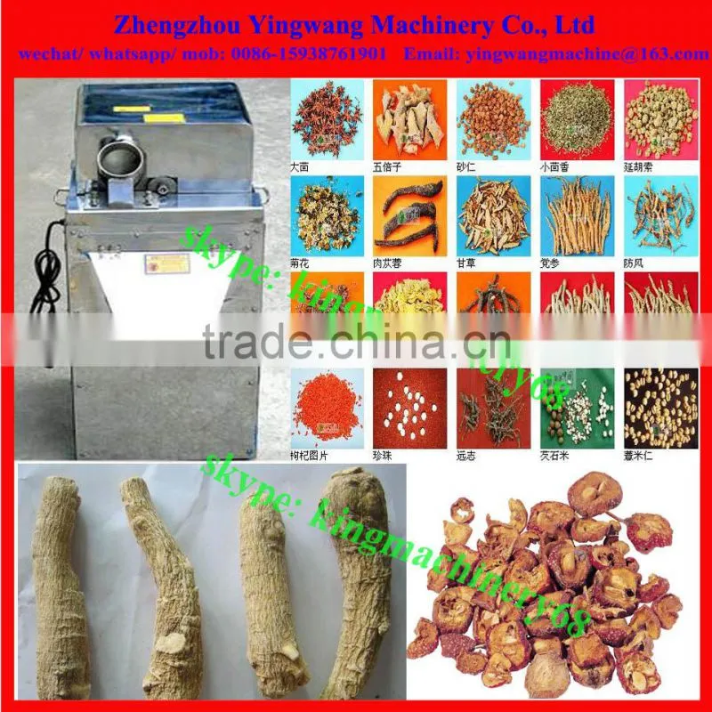 ginseng cutting machine
