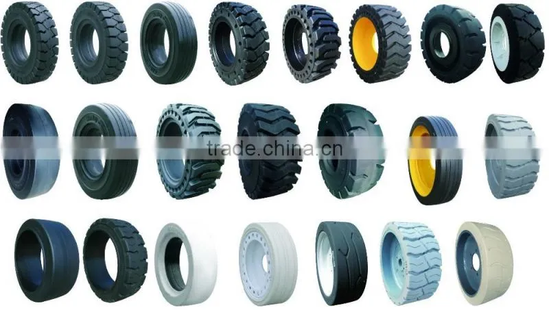 China good price 14.00-24 12.00-24 16.00-25 17.5-25 otr solid tires for mining machines