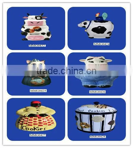 Home Decorative Cheap Ceramic Animal Squirrel Cookie Jar