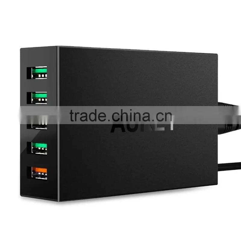 VOXLINK fast charging 40W 5V 8A Quick charge 3.0 + usb type c charger adapter with 4 usb ports(US/UK/EU optional))