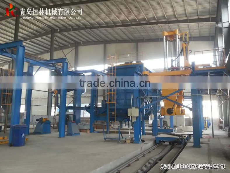 iron castings production line/foundry resin sand moulding equipments