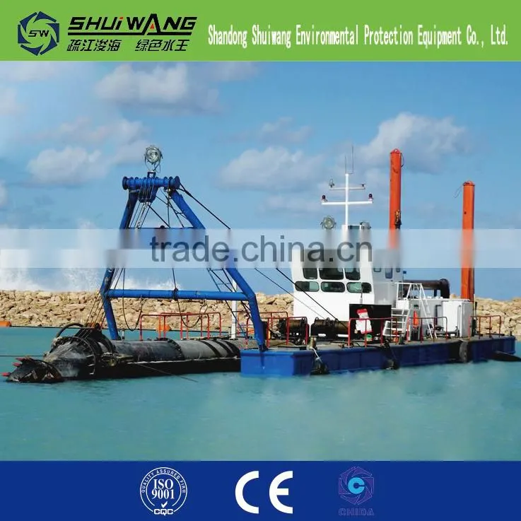 Sand suction dredger barge/river sand dredger machine