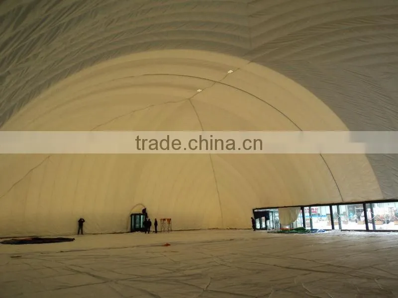 PVC pneumatic membrane structure architecture,large inflatable tent