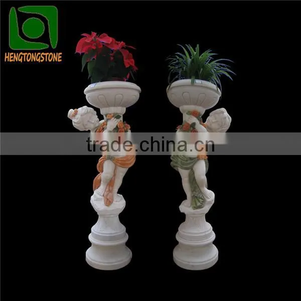 Decorative Garden Stone Flower Pot