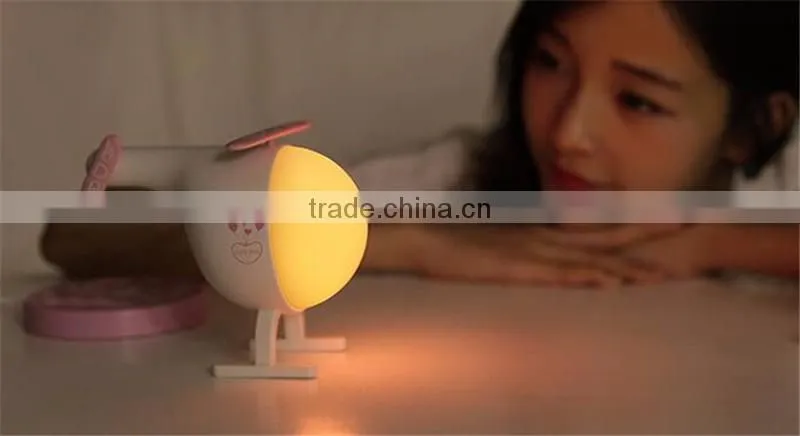 Night light aircraft Creative lamp for children to sleep The bedside night light helicopter LED charging Nightlight