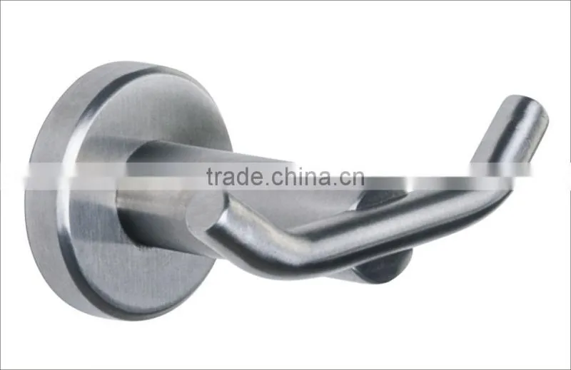 Bathroom Accessories Stainless Steel 304 Robe Hook With Two Hook