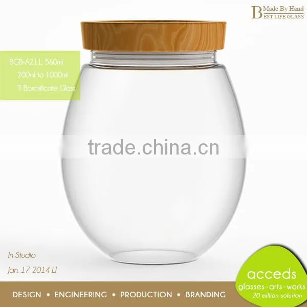 Custom Glass Jars with Lids for Honey