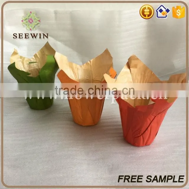 colorful craft paper flower stand flower pot holder