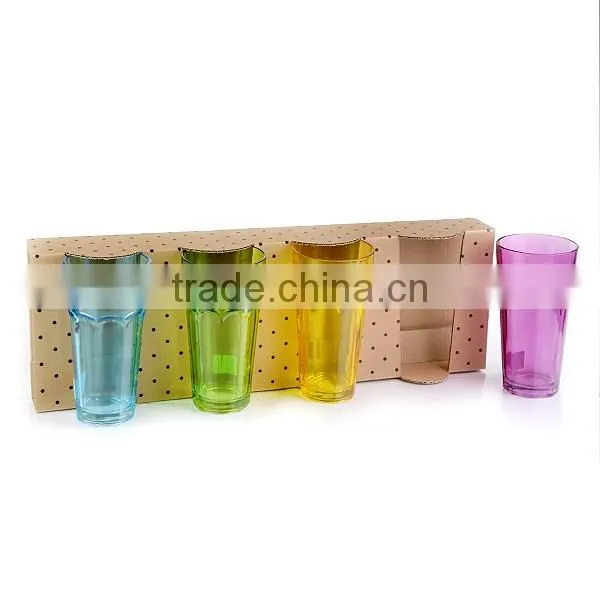 11oz personalized hot sell glass tumbler wholesale fancy drinking glass pringting bar beer glass