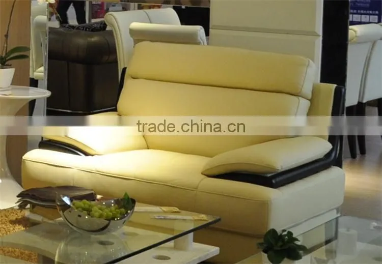 high qulity italian geniune leather corner sofa for living room