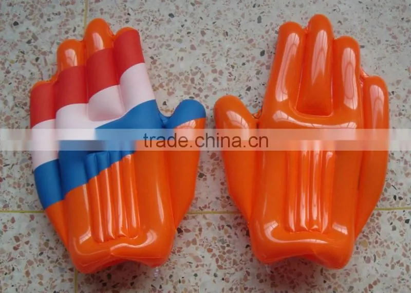 Advertising inflatable custom logo ballon cheering hand