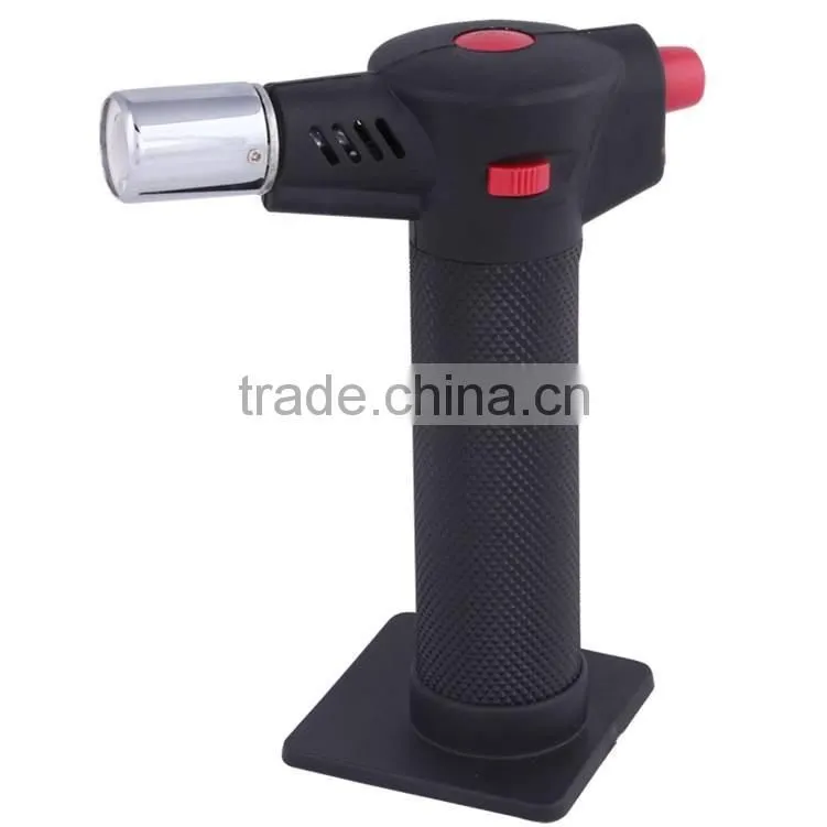 Refillable bbq gas flame lighter