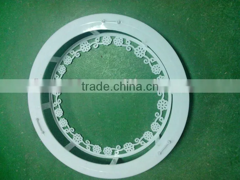 Vacuum suction plastic circular collar cover