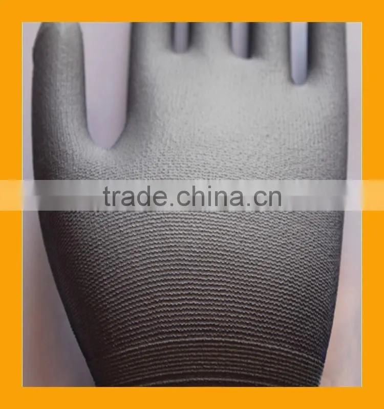18Gauge Plain Style and Daily Life Usage Nylon PU Glove