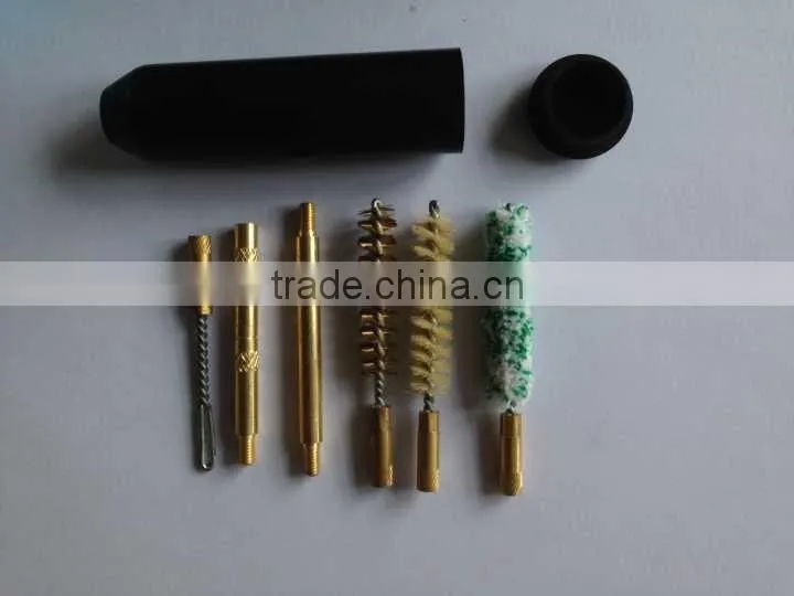 Pistol Cleaning Kit in a Small Plastic Barrel