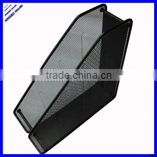 Desktop 3 floors metal mesh document tray office paper tray