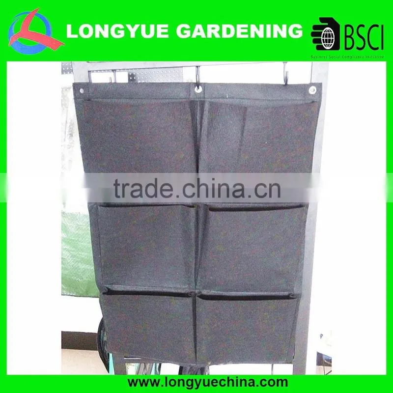 garden felt grow bags black color