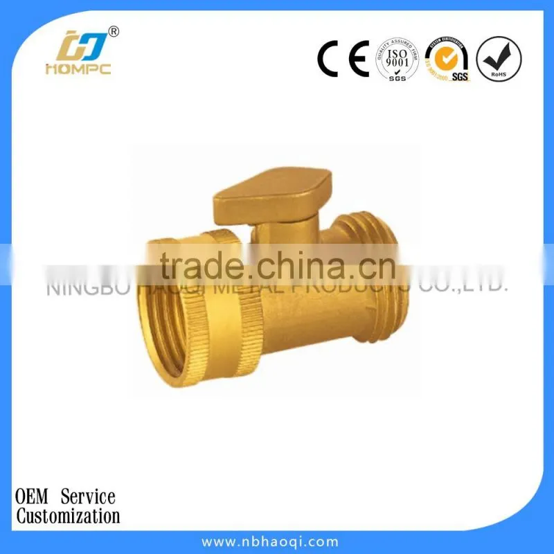 Backyard Garden Brass Single Garden Hose Shut-Off Valve