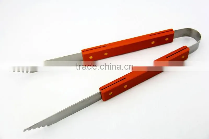 window grill design barbecue tools wood handle stainless bbq tool set