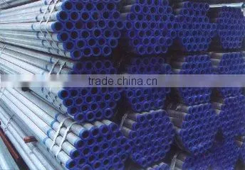 Galvanized steel pipe with socket