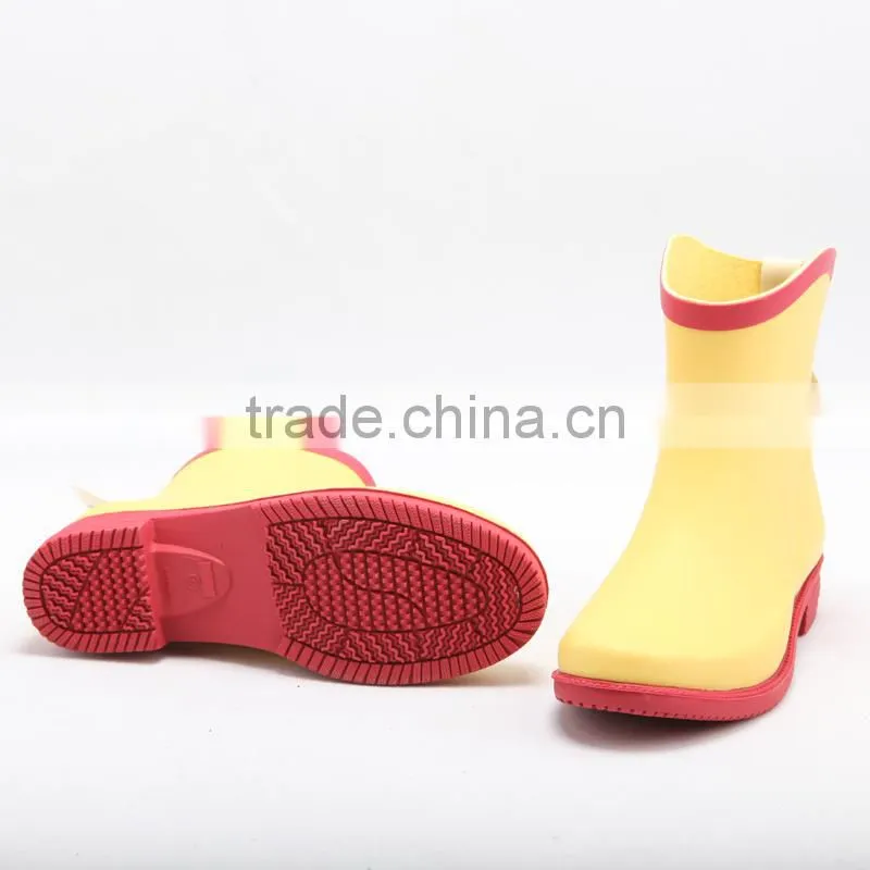hot sell woman rubber rain boots