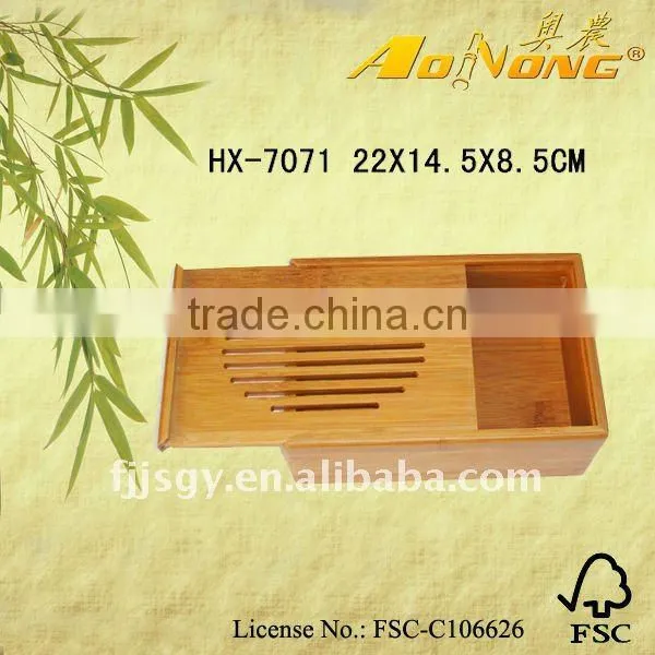 4pcs bamboo storage box