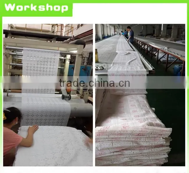 Factory manufacture disposable PVC lace rectangle table cloth with good price