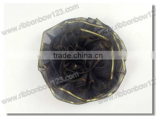 accessories organza red fabric rose