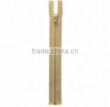 3# Plastic Zipper Golden Teeth O/E A/L Slider